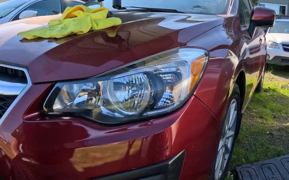 After headlight restoration